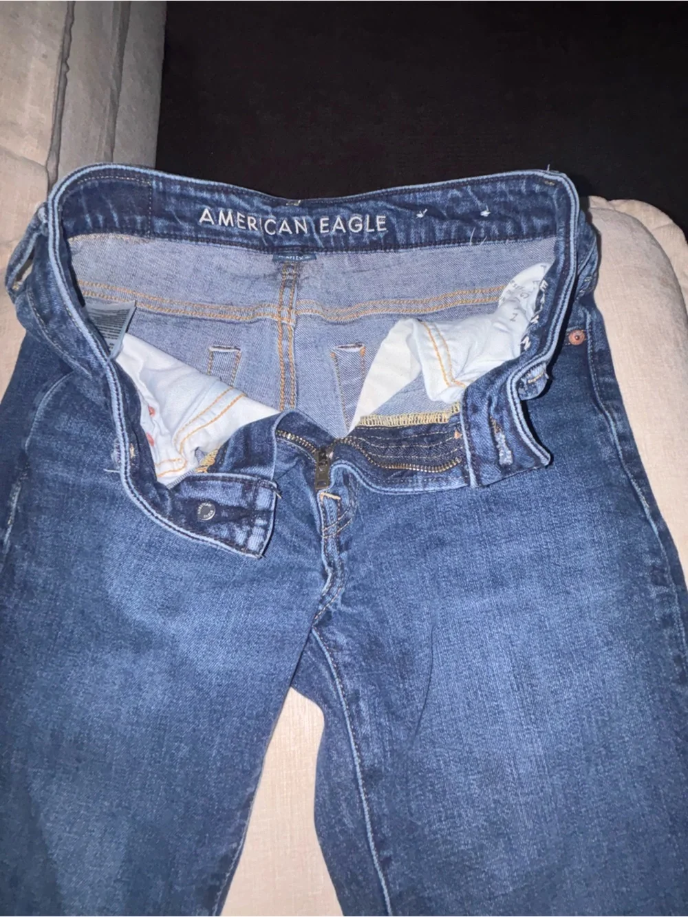 American Eagle Outfitters Dark Blue Slim Men's Jeans